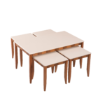 Batıayaz 4+1 Table Set